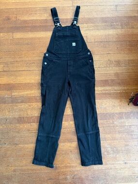Carhartt Black Workwear Overalls with Utility Pockets Sz S (4/6)